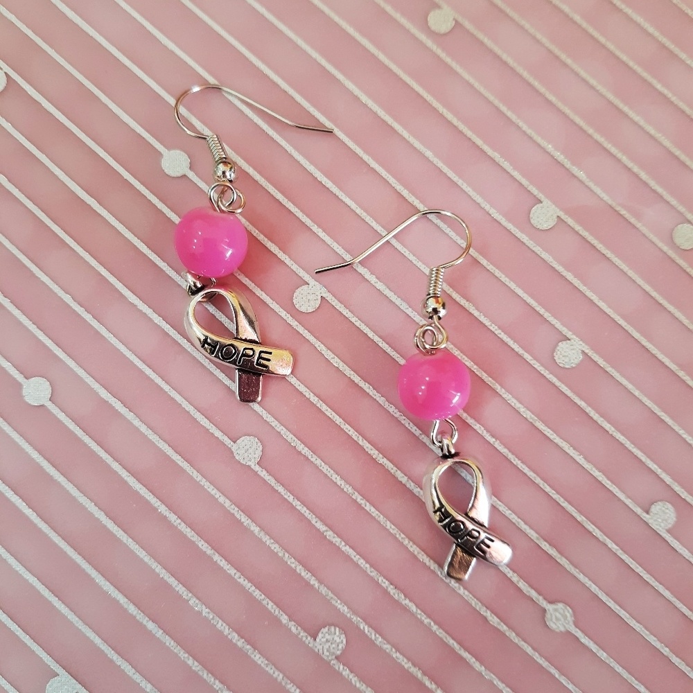 Breast Cancer awareness Earrings